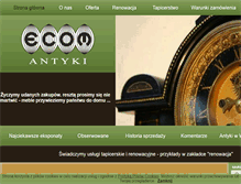 Tablet Screenshot of antyki-ecom.pl